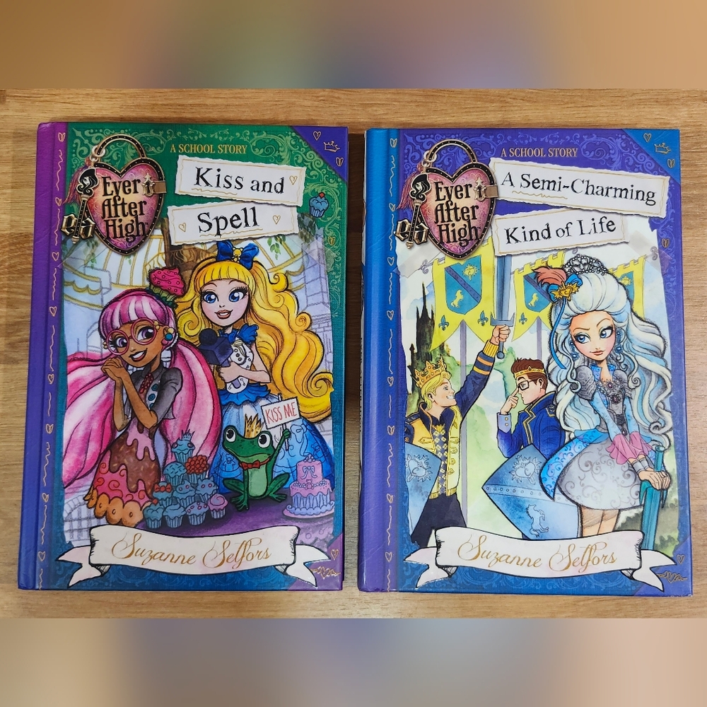 Ever After High Books - Kiss and Spell & A Semi-Charming Kind Of Life